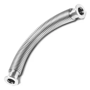 kf 40 stainless steel vacuum bellow hose, 1000mm flexible length