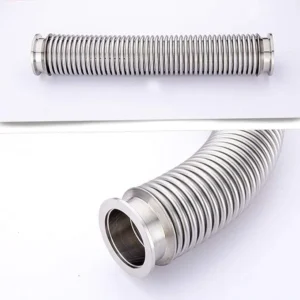 kf 40 stainless steel vacuum bellow hose, 1000mm flexible length