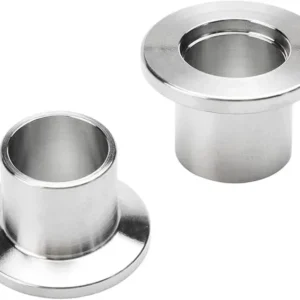 kf16 stainless steel weldable flange 20mm long | ss304 high vacuum fitting | iso kf/nw16 weld flange for laboratory & industrial applications | set of 5